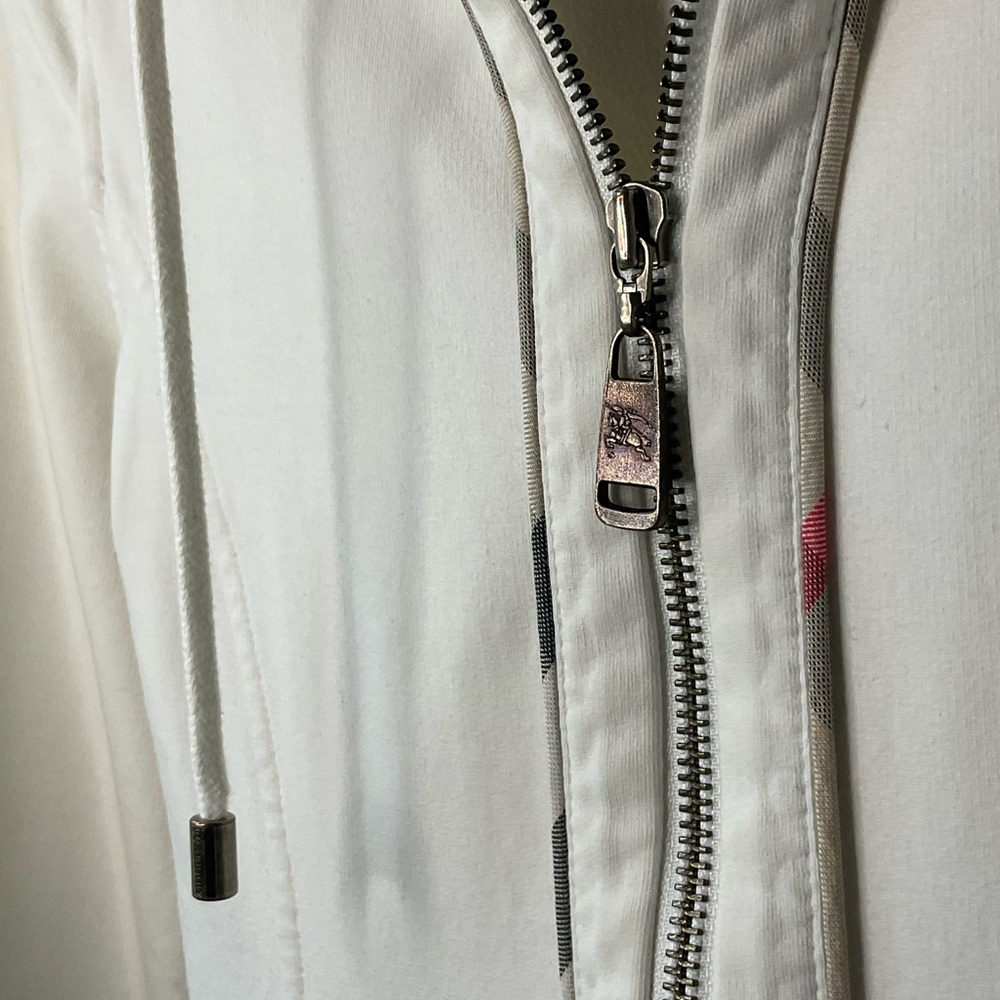 Burberry White Casual Jacket Small - Picture 4 of 7